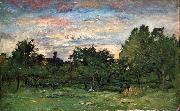 Charles Francois Daubigny Landscape oil